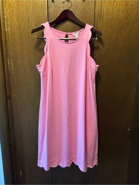 crown & ivy Bright Pink Sleeveless Shift Dress